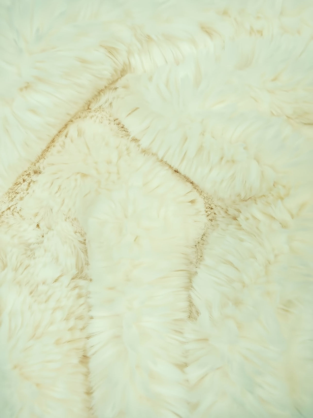 Arctic Rabbit Minky Ivory Fabric