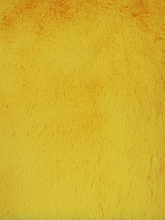 Arctic Rabbit Minky Yellow Fleece Fabric
