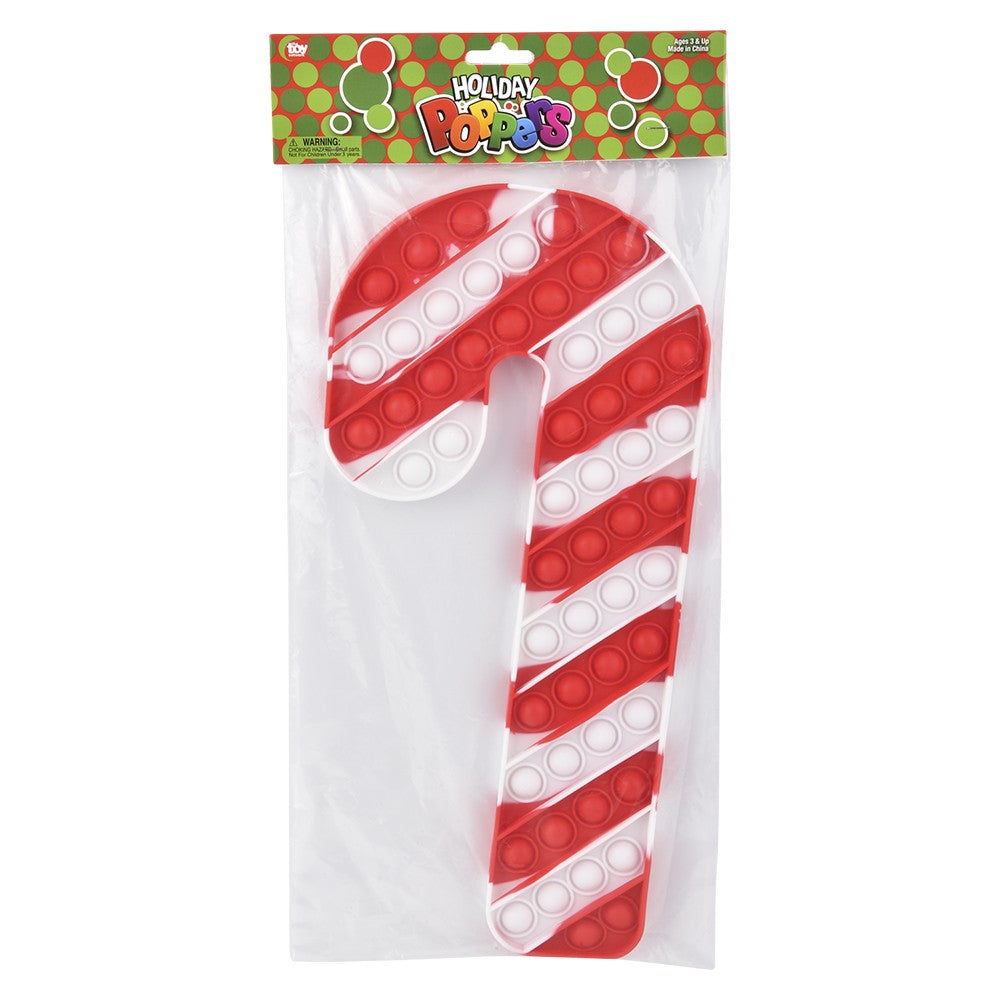 Candy Cane Jumbo Bubble Popper 14"