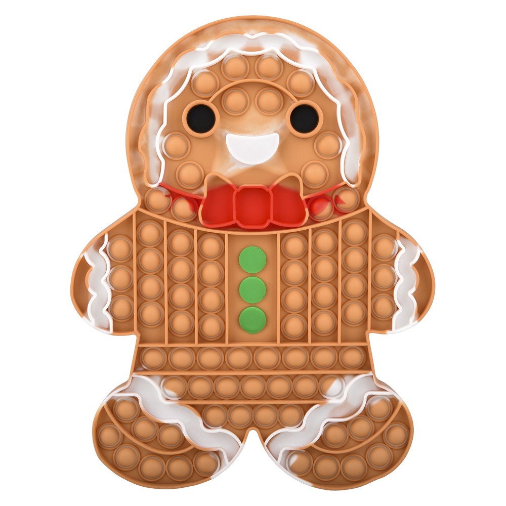 Gingerbread Man Bubble Popper 13"