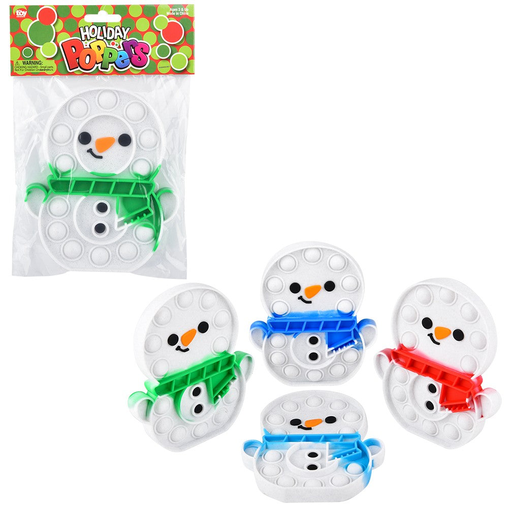 Snowman Bubble Poppers 6" (1 DZ)
