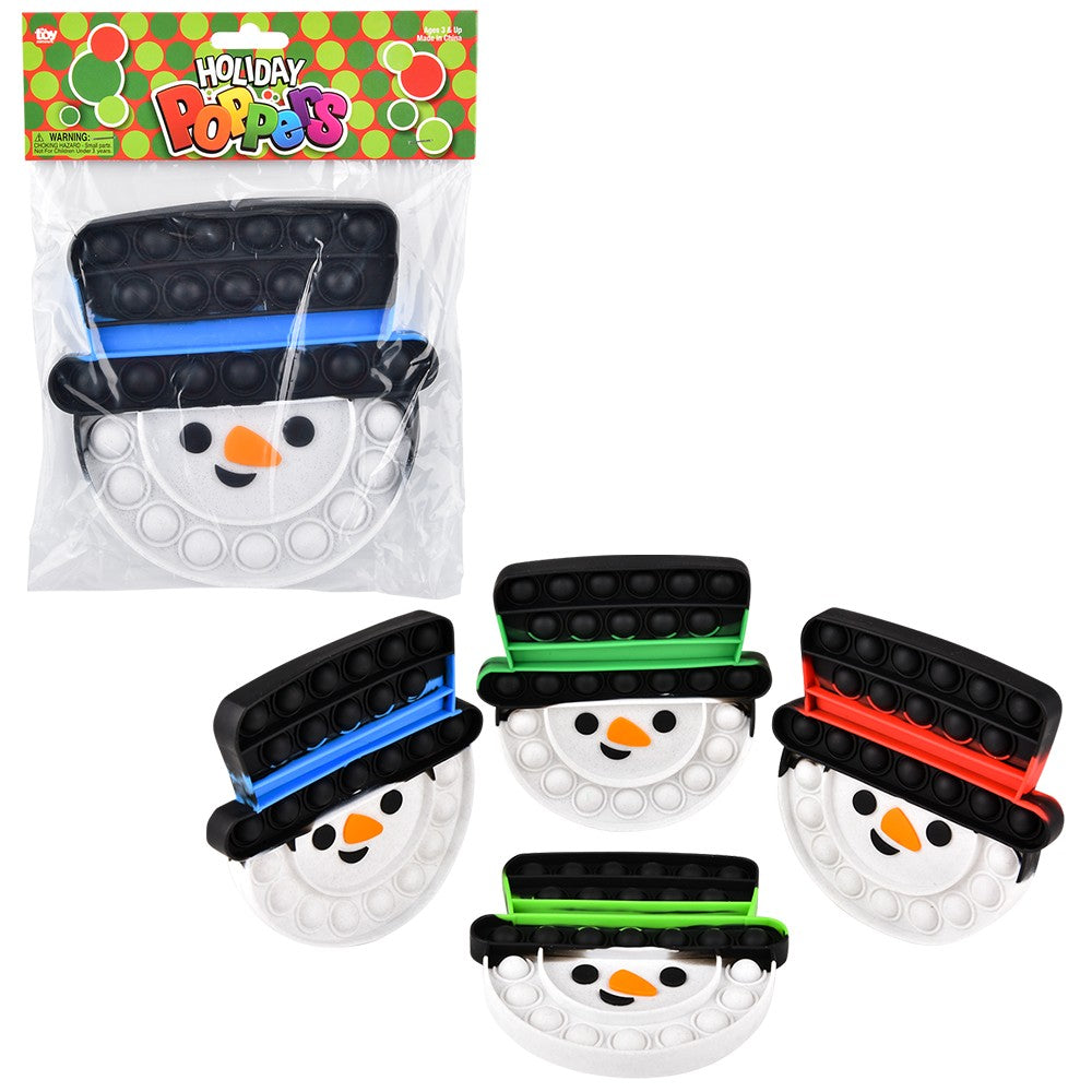 Snowman Bubble Poppers 6" (1 DZ)