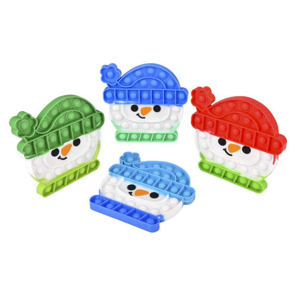 Snowman Bubble Poppers 6" (1 DZ)