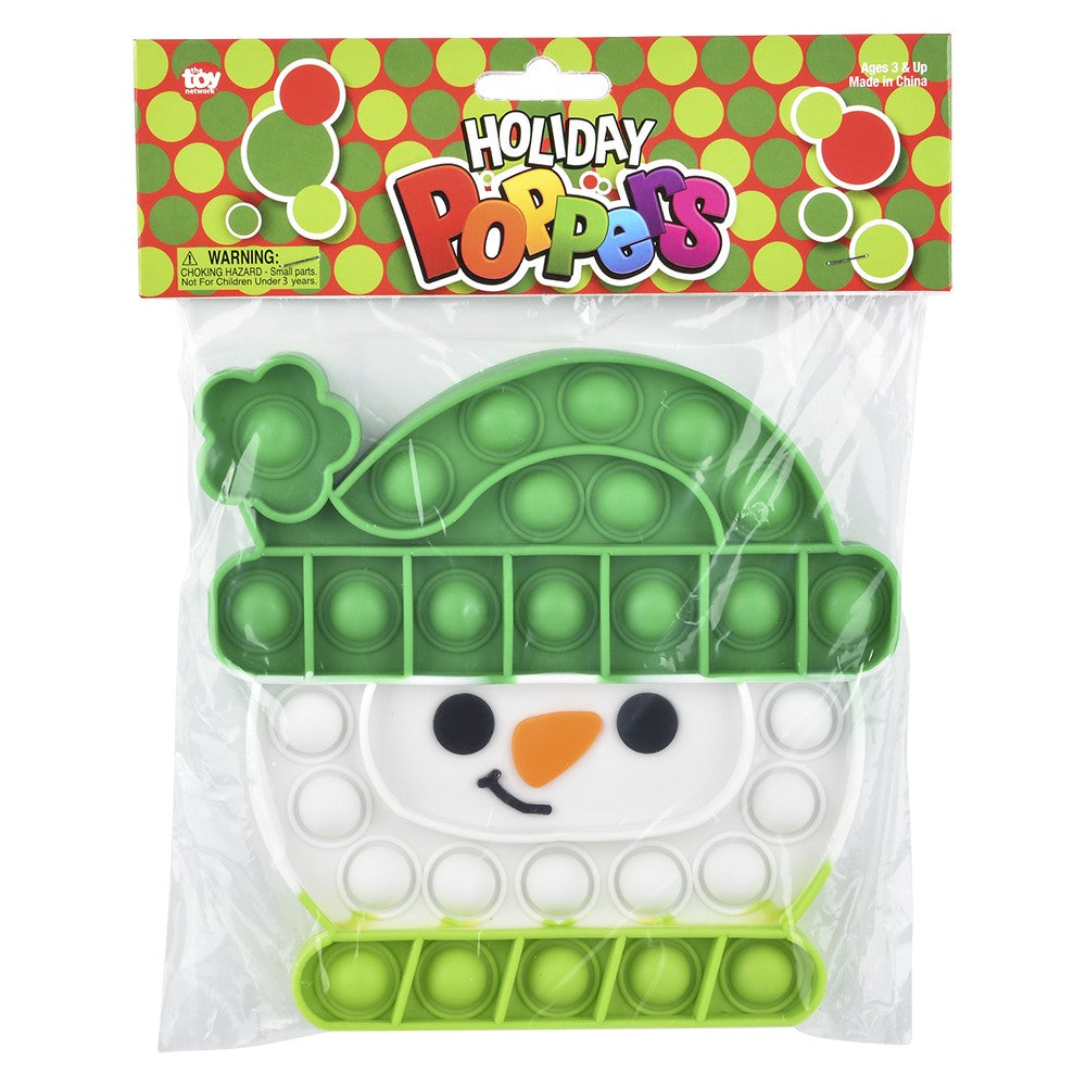 Snowman Bubble Poppers 6" (1 DZ)
