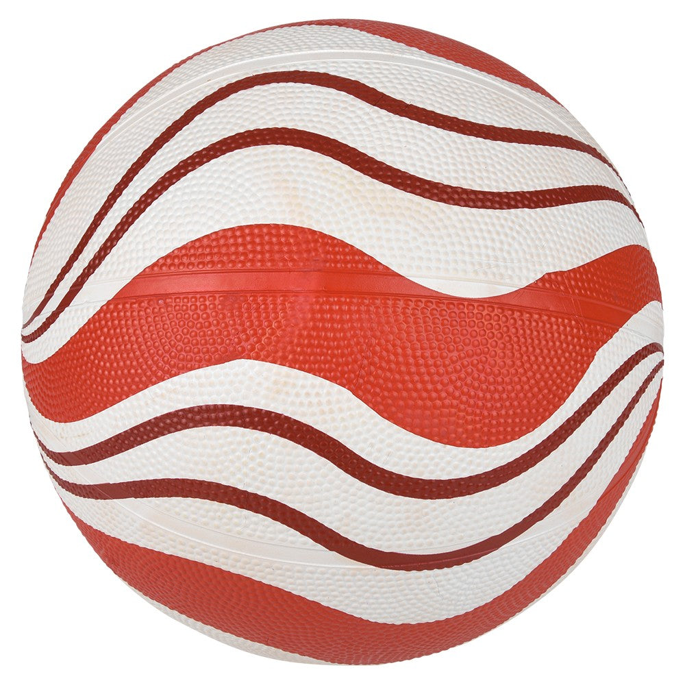 Candy Cane Basketball 9.5"