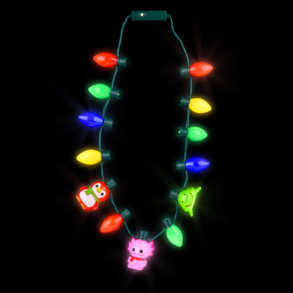 Light-Up Christmas Sea Life Necklace 20"