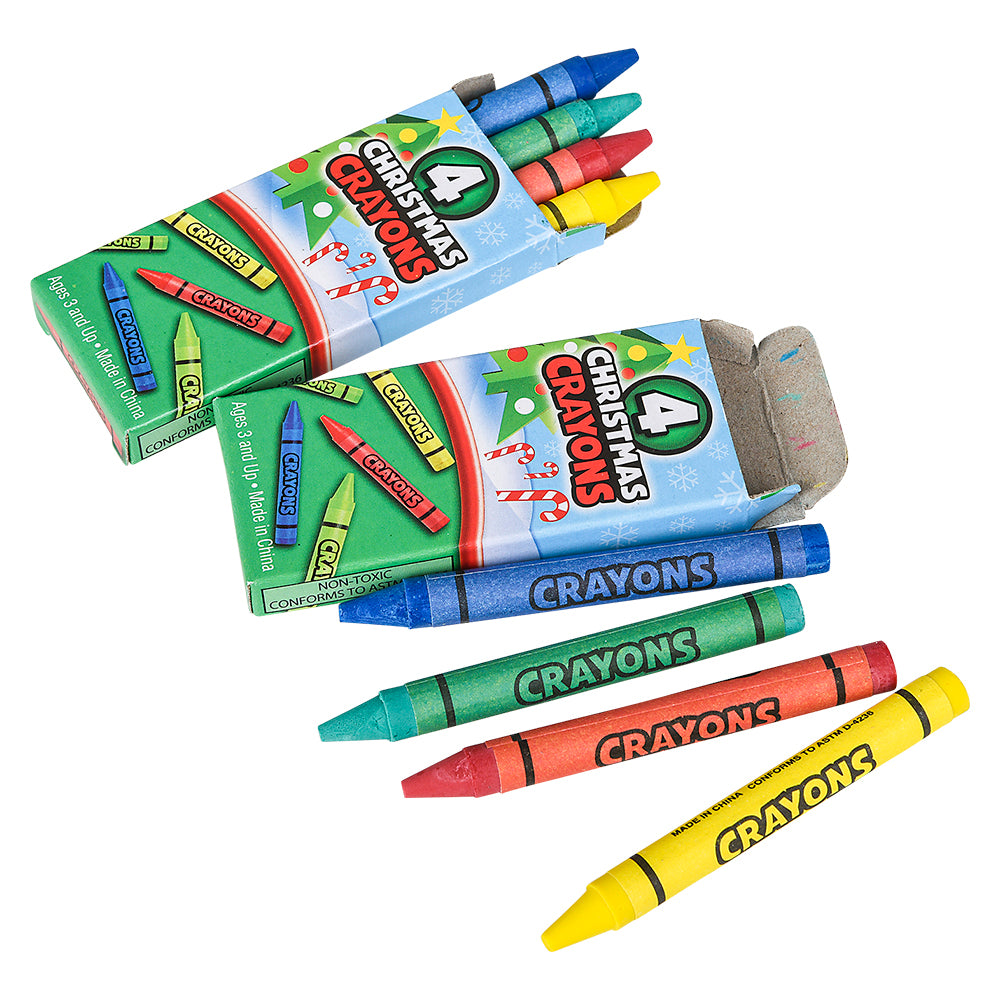 Christmas Crayons 4pc (1 DZ)