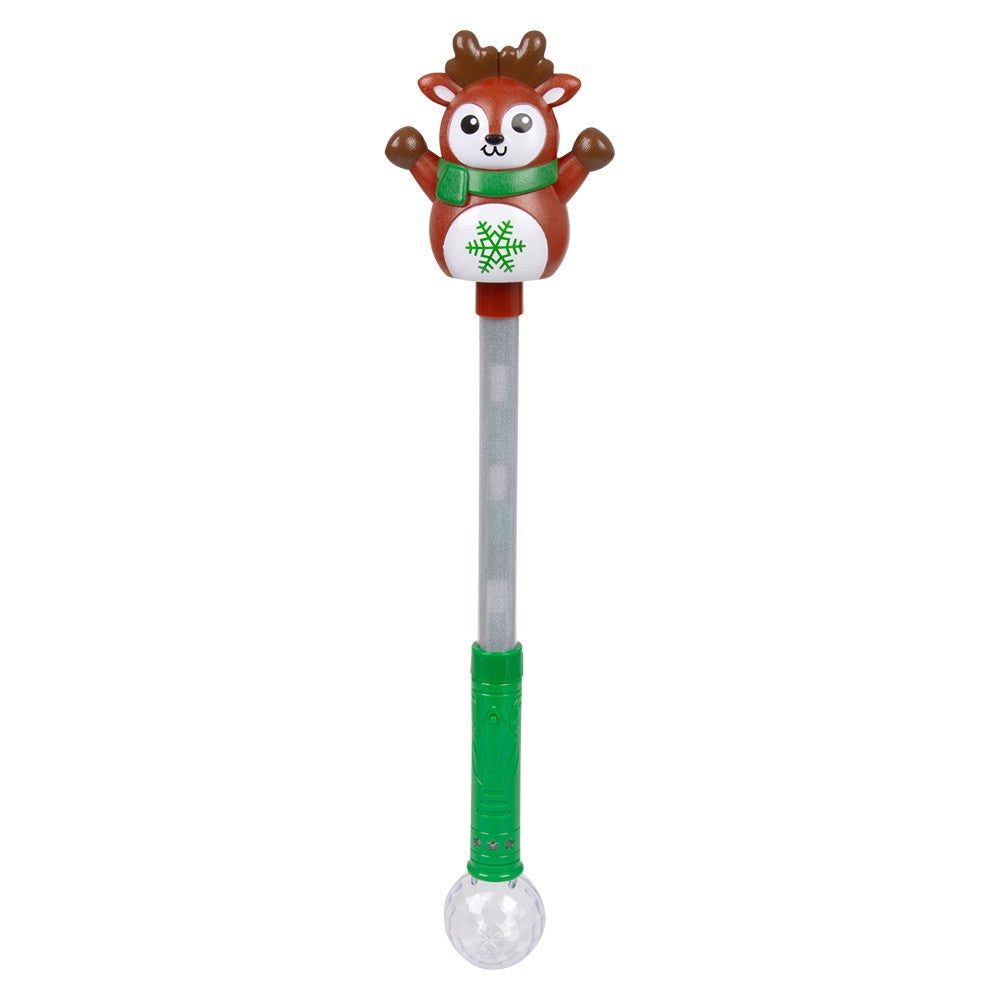 Light-Up Reindeer Magic Ball Wand