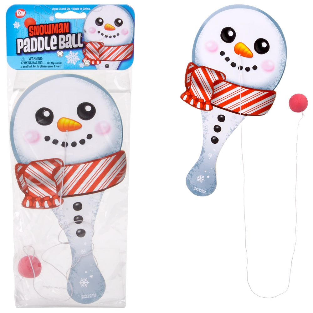Snowman Paddle Ball 10" (1 DZ)