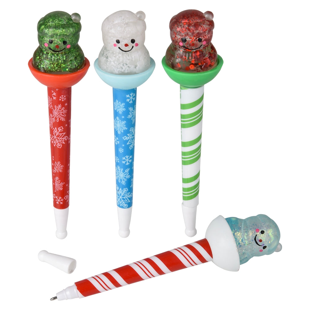 Snowman Squeezy Pens (12 PC Display)