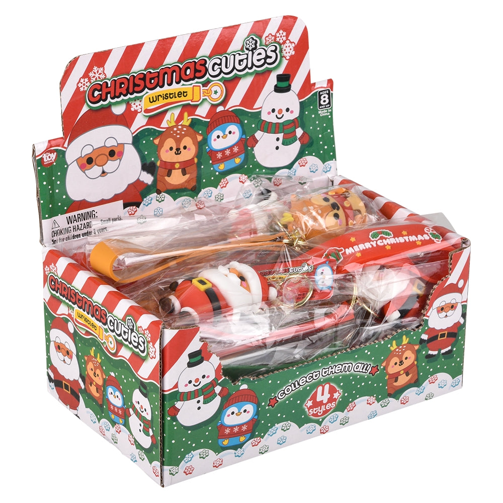 Christmas Wristlet Clip Ons (12 Pc Display)