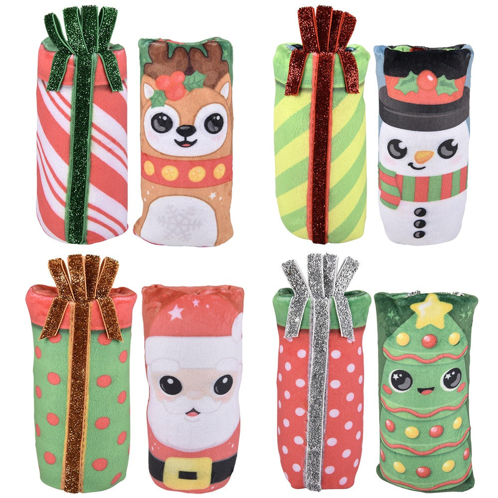 Christmas Plush Water Wiggler 5.5" (6 Pc Display)