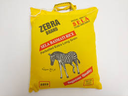 ZEBRA SELA BASMATI RICE 10 LB