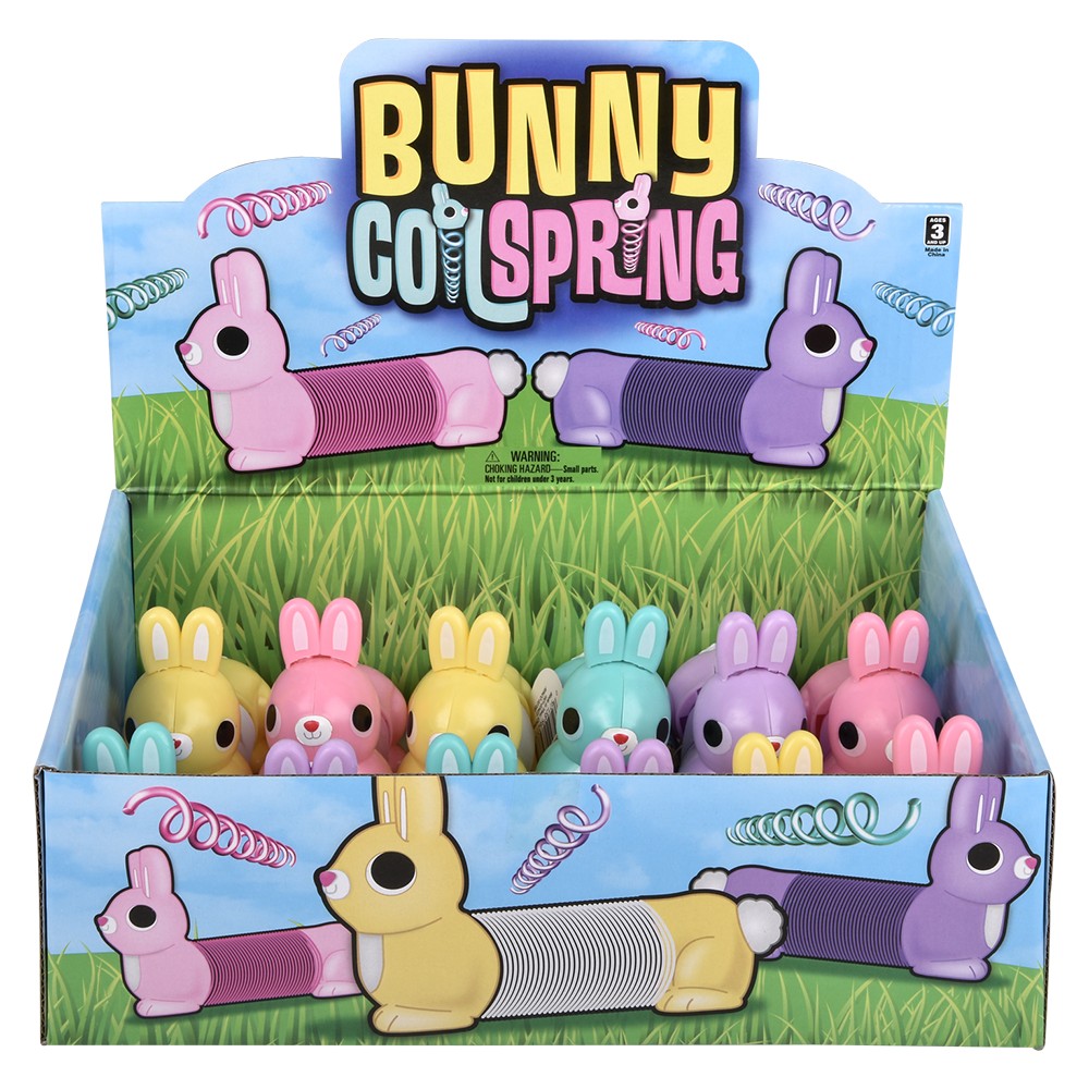 Easter Bunny Fidget Spring (12 Pc Display)