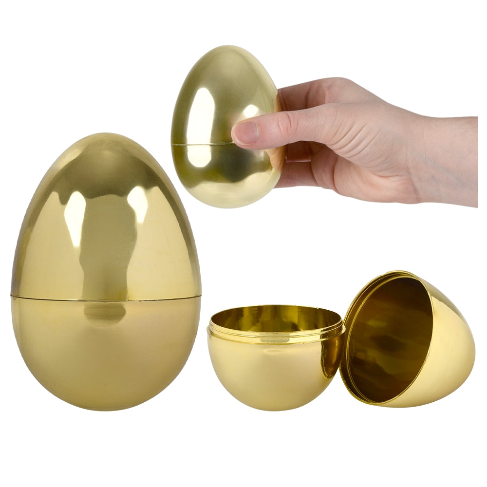 Metallic Gold Eggs 4" (1 DZ)