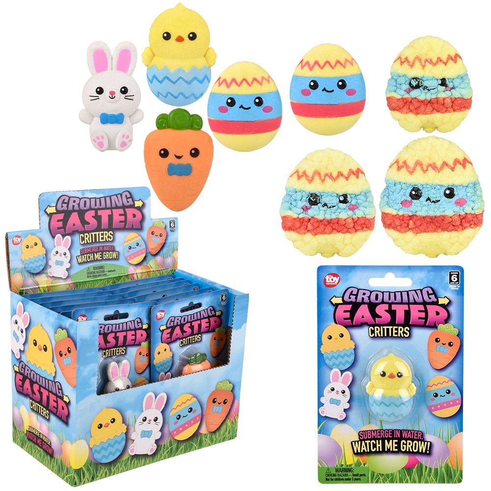 Easter Growing Characters (12 Pc Display)