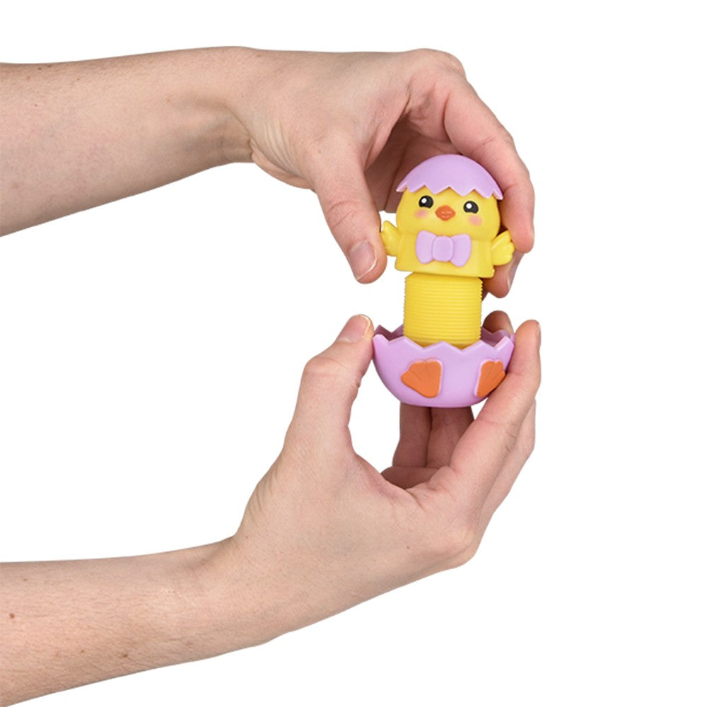 Easter Chick Fidget Pop Tube 7" (12 Pc Display)
