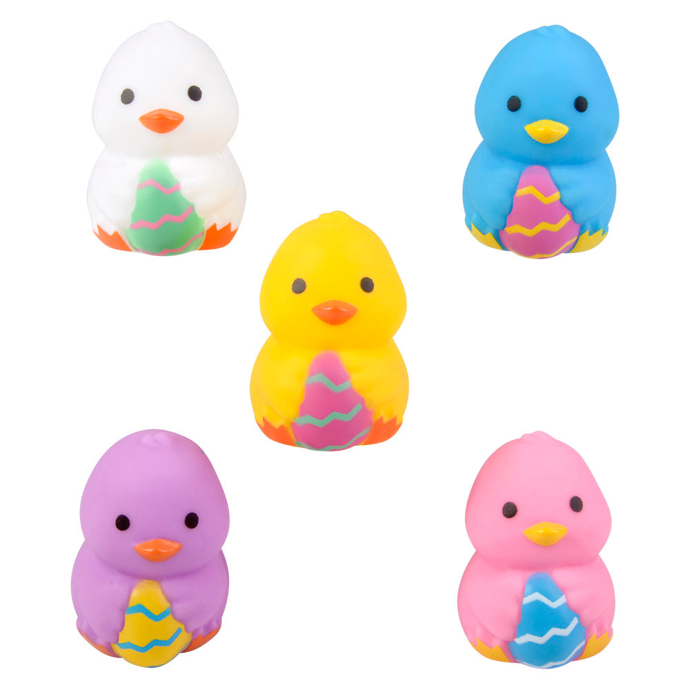 Easter Character Assortment Mini Rubber Figures (50 Pc)