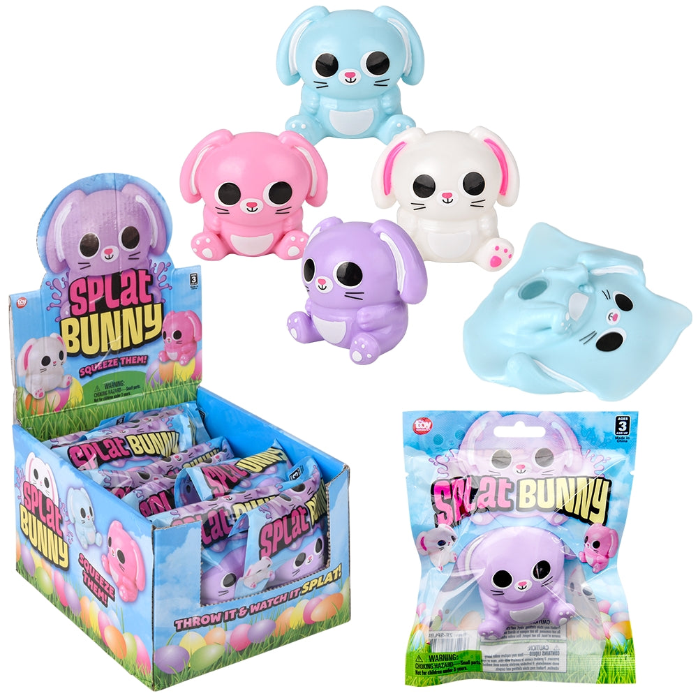 Splat Bunny Squish Toy 12ct