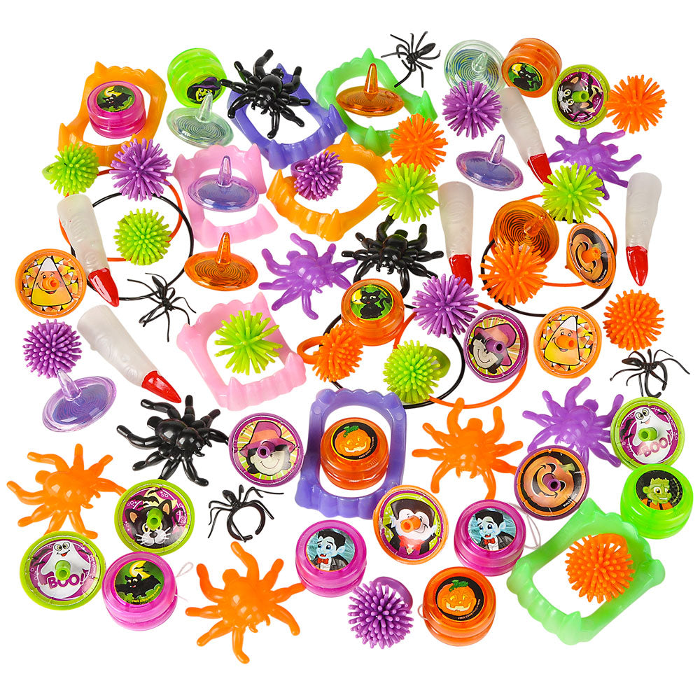 Halloween Toy And Novelty Assortment (50 Piece Bag)