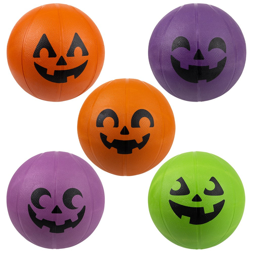 Jack-O-Lantern Basketball Assortment (5 Ct)