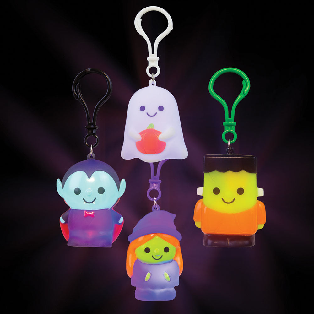Light-Up Halloween Clip Ons (12 PC Display)