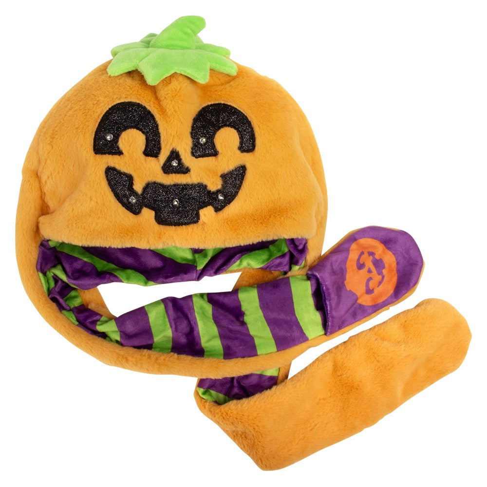 Light-Up Jack O' Lantern Hat (6 Pc Poly Bag)