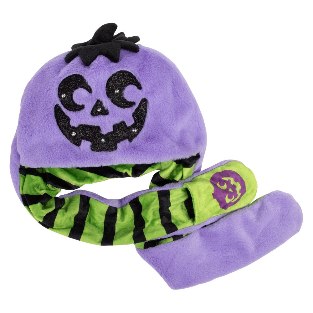 Light-Up Jack O' Lantern Hat (6 Pc Poly Bag)