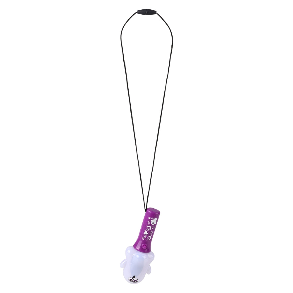 Halloween Mini Light Up Spinning Wand Necklace 4.5" (12 PC Display)