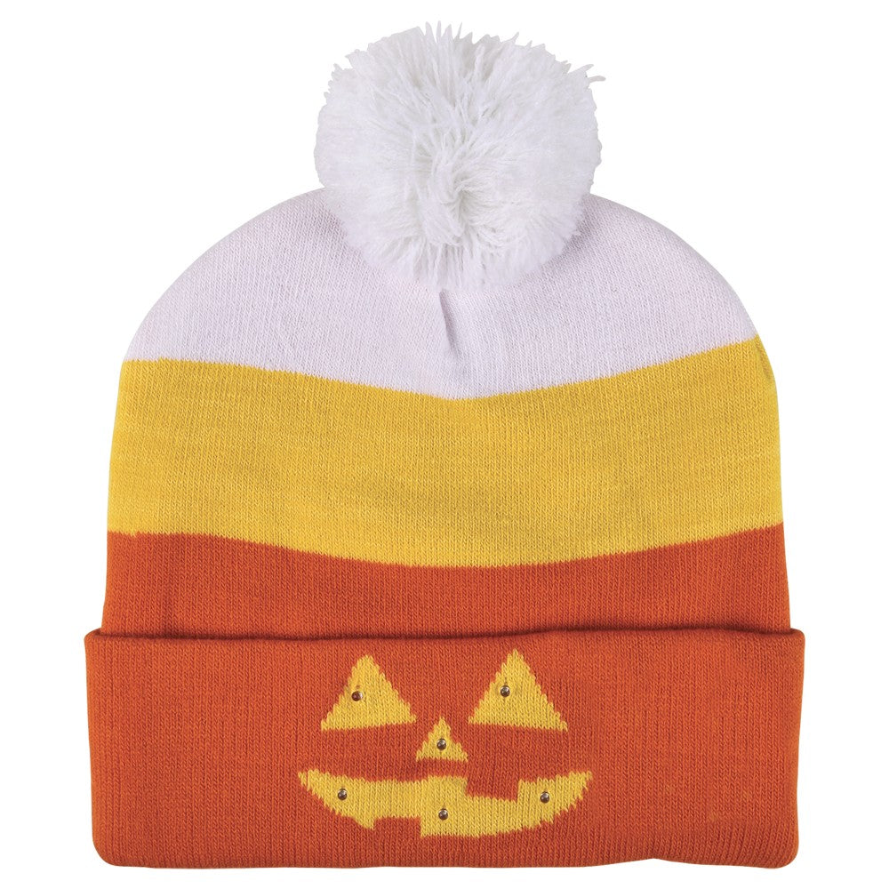 Light-Up Candy Corn Beanie Hat