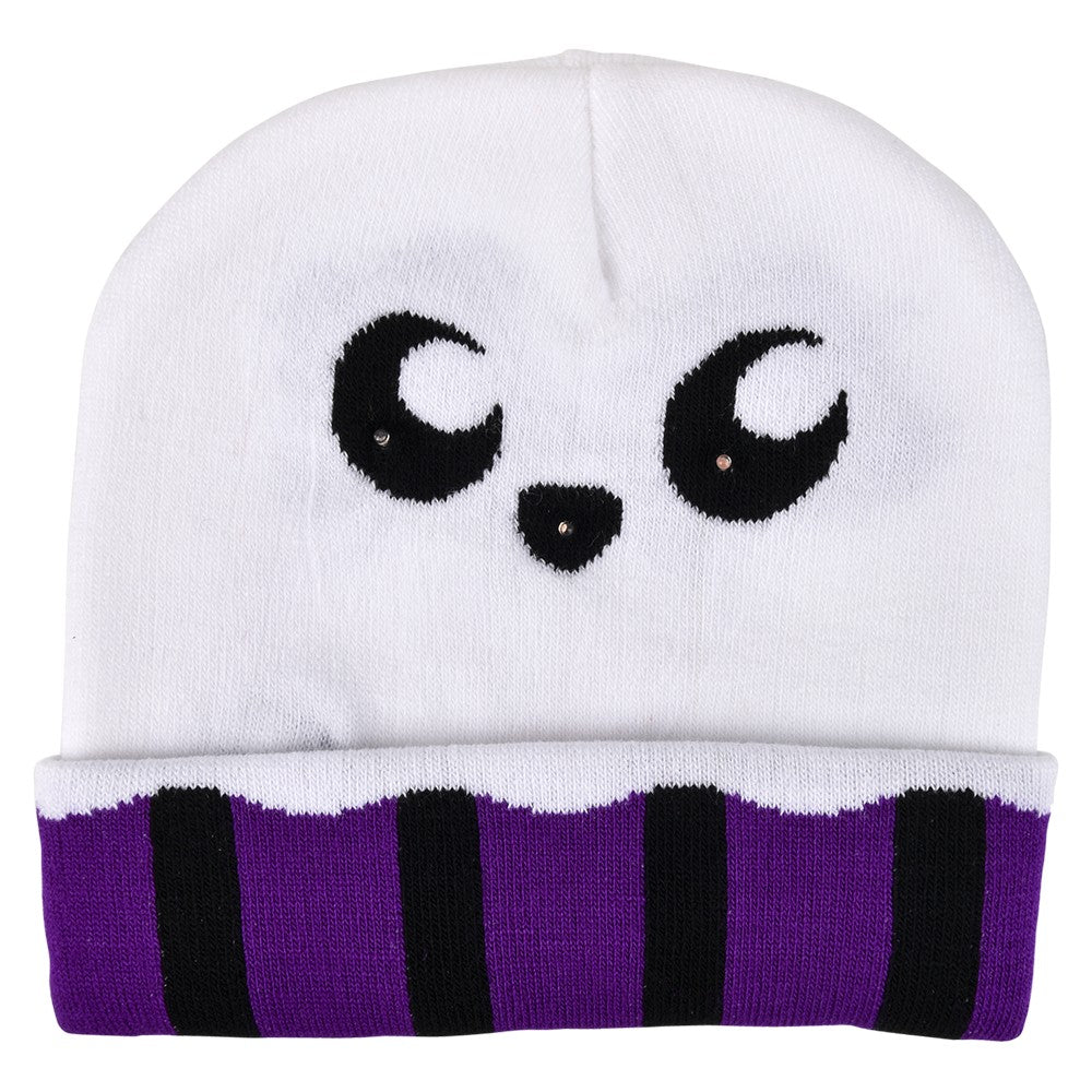 Light-Up Ghost Beanie Hat