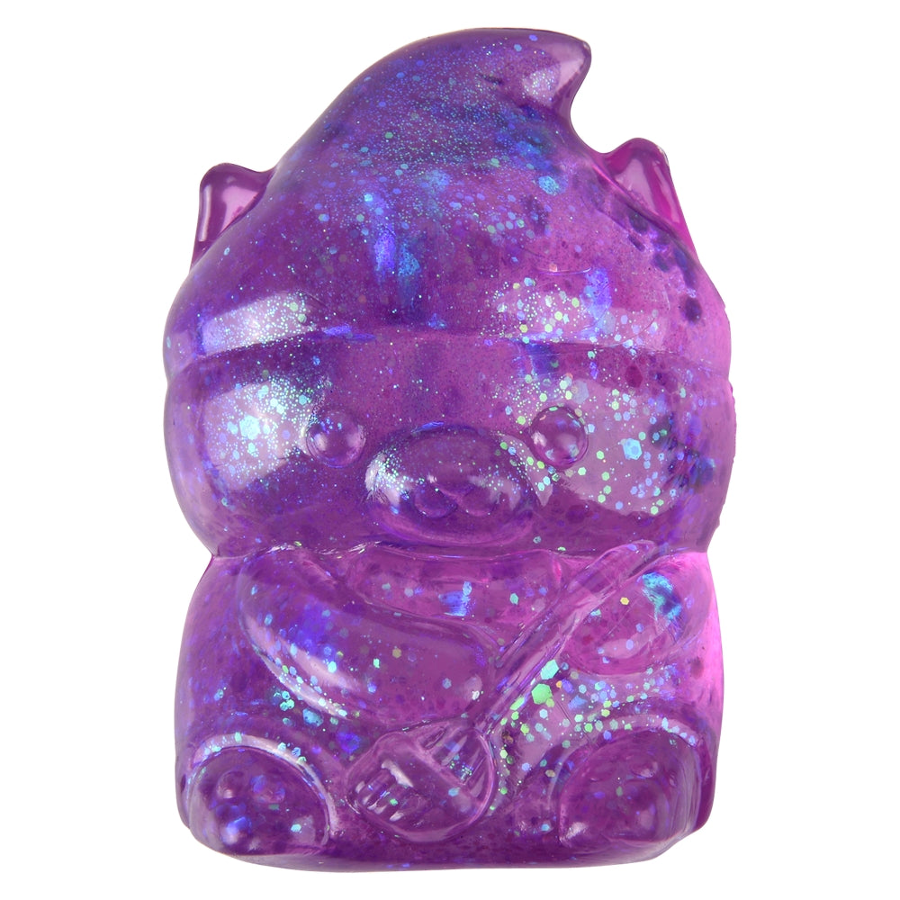 Halloween Witch Cat Squeezy Toy 4"