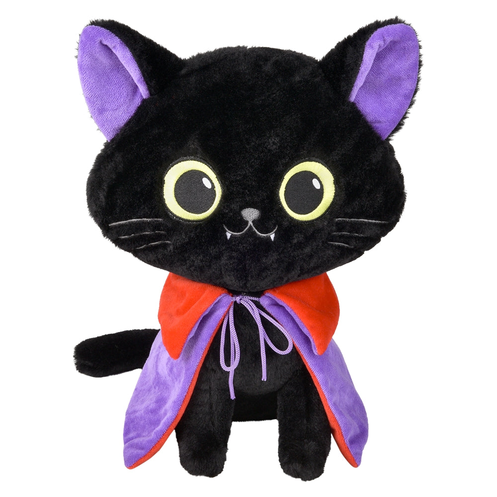 Vampire Cat Plush With Cape 12"