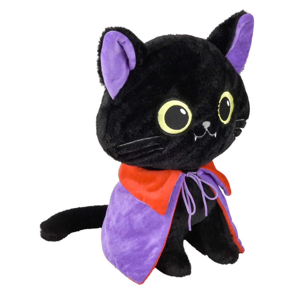 Vampire Cat Plush With Cape 12"