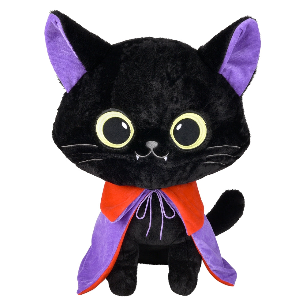 Vampire Cat Plush With Cape 18"