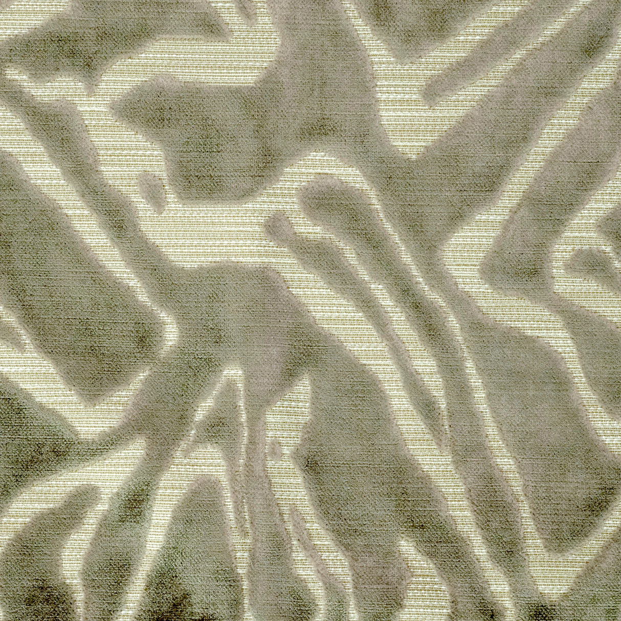 Cut Velvet Upholstery Fabric ZURI Abstract Design