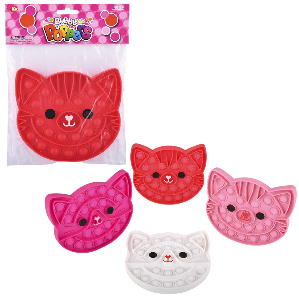 Valentine's Cat Bubble Popper (1 DZ)