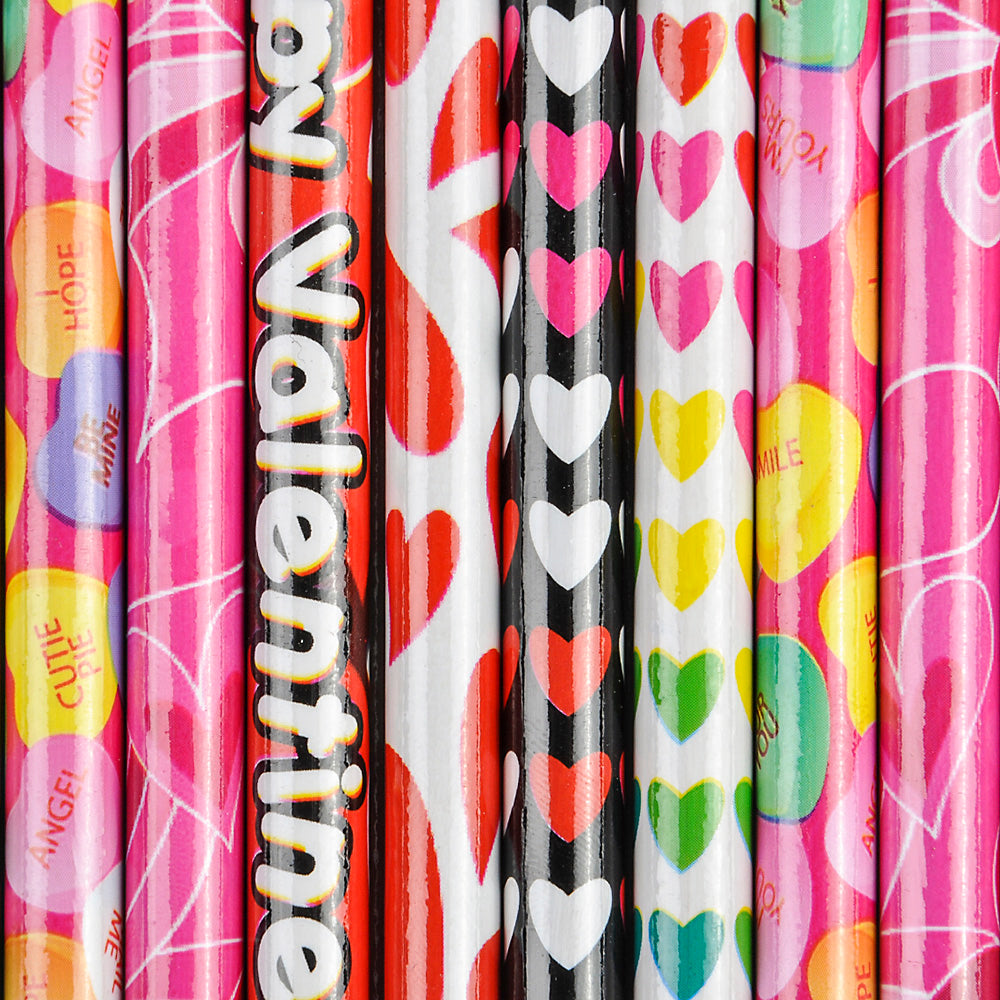 Valentine's Pencils Assortment (144 Pc)