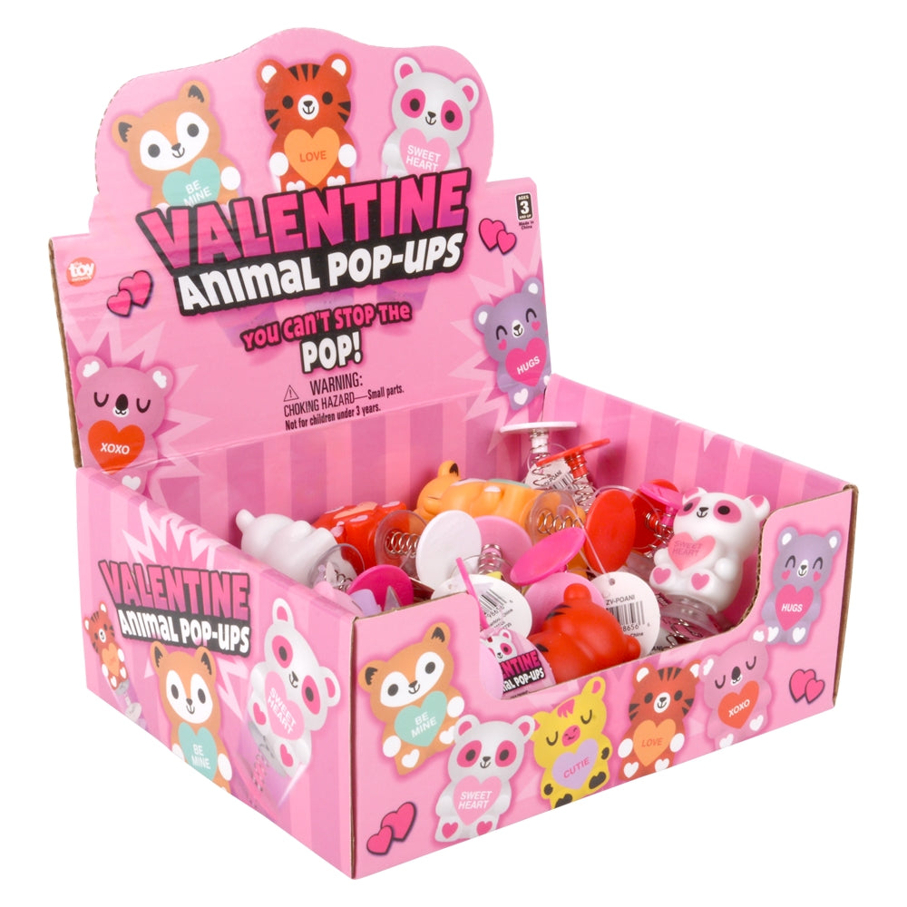 Valentine's Day Animal Pop-Ups (24 Pc Display)