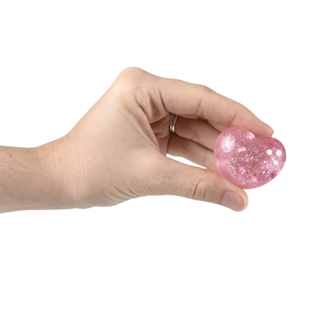 Mini Squeezy Sparkle Sugar Hearts (24 Ct)