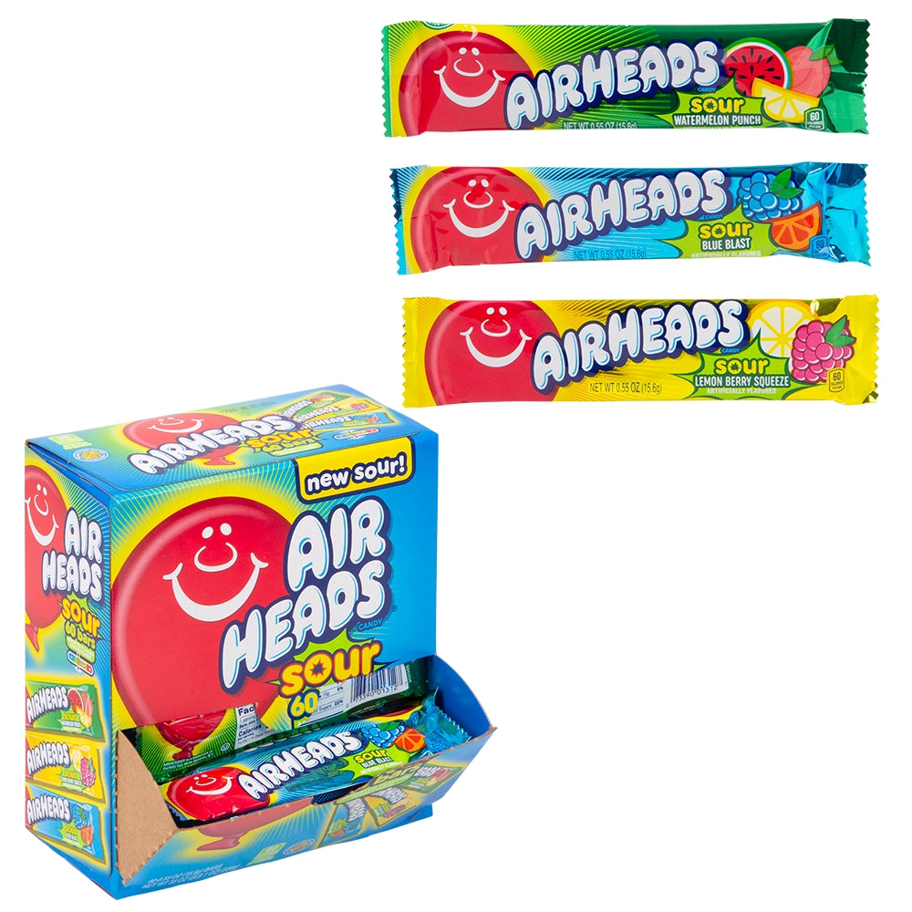 Airheads Sour Bars Assorted (1 Box)
