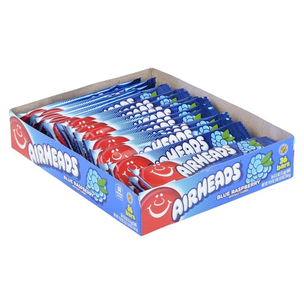 Blue Raspberry Candy Airheads (36 Count Display)