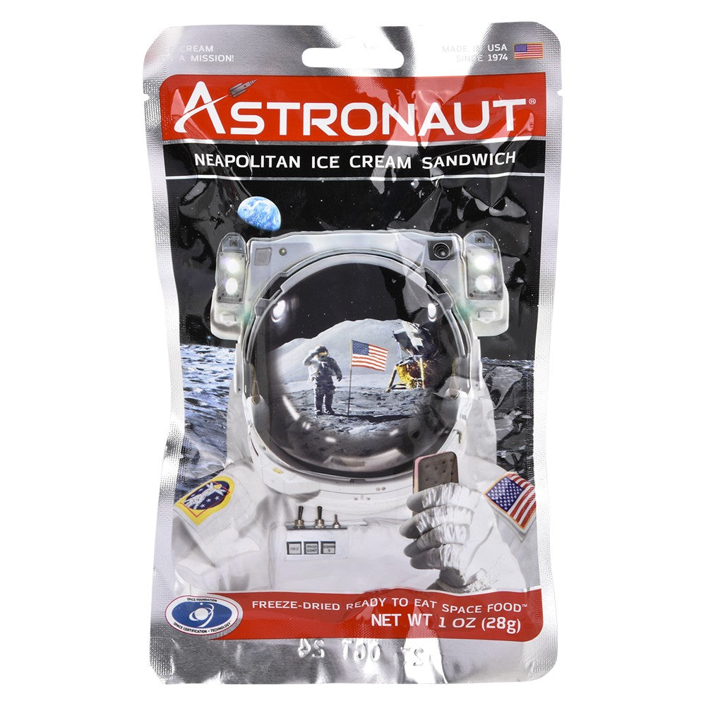 Astronaut Neapolitan Ice Cream Sandwich
