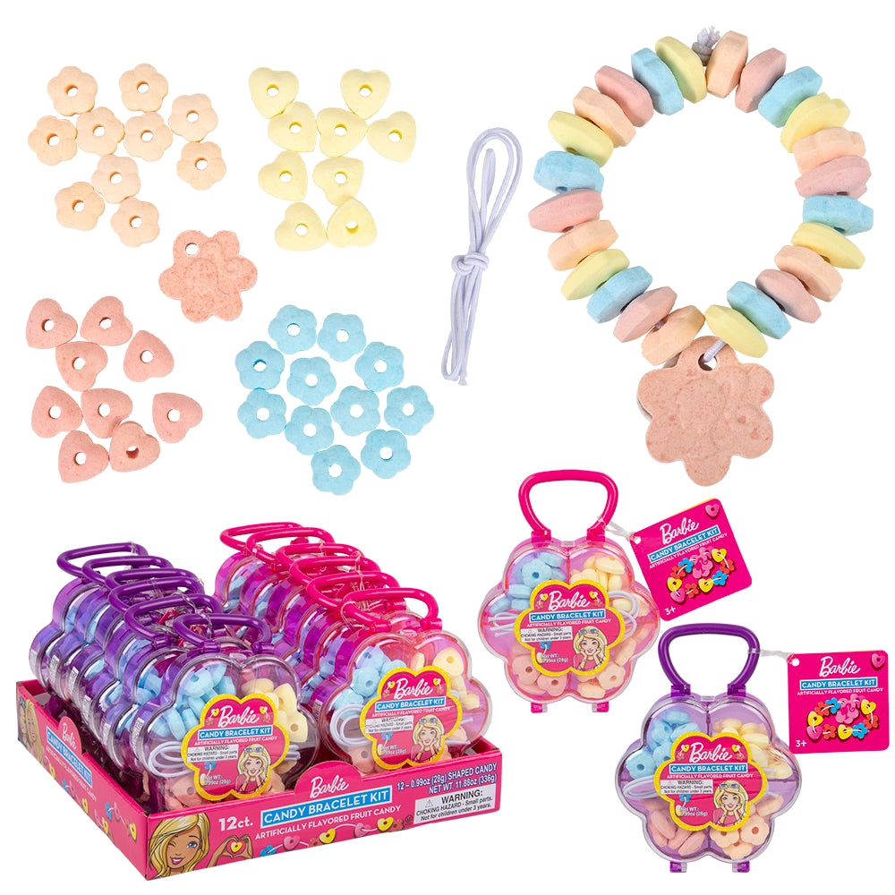 Barbie Candy Bracelet Kit (12 PC Display)