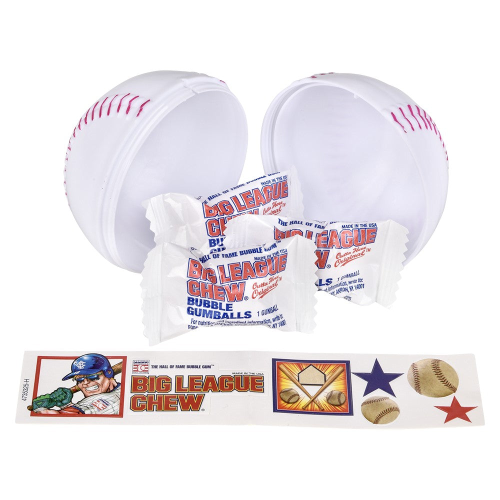 Big League Chew Baseball Gumballs Display