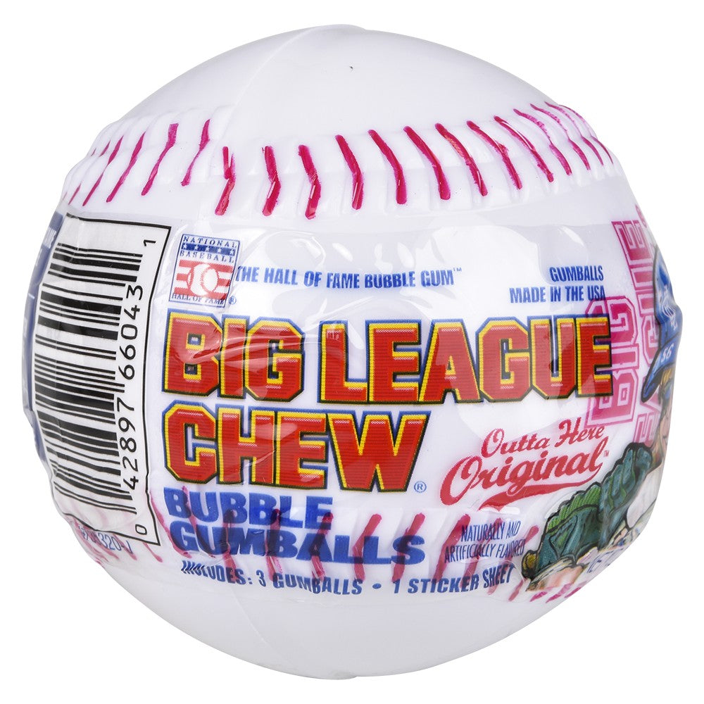 Big League Chew Baseball Gumballs Display