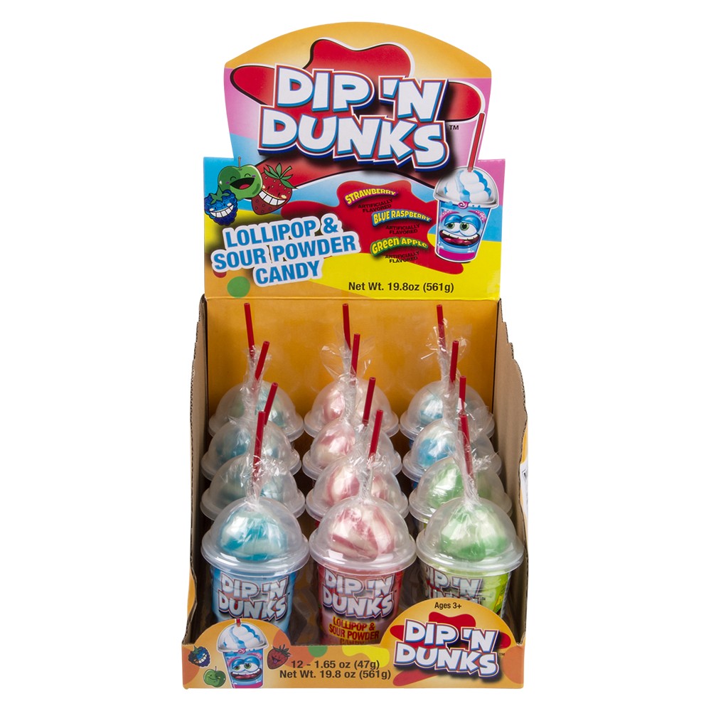 Sour Powder Pops (12 PC Display)
