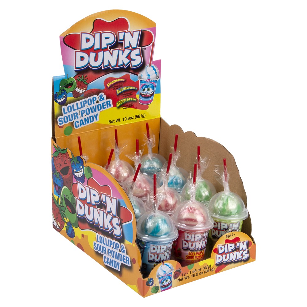 Sour Powder Pops (12 PC Display)