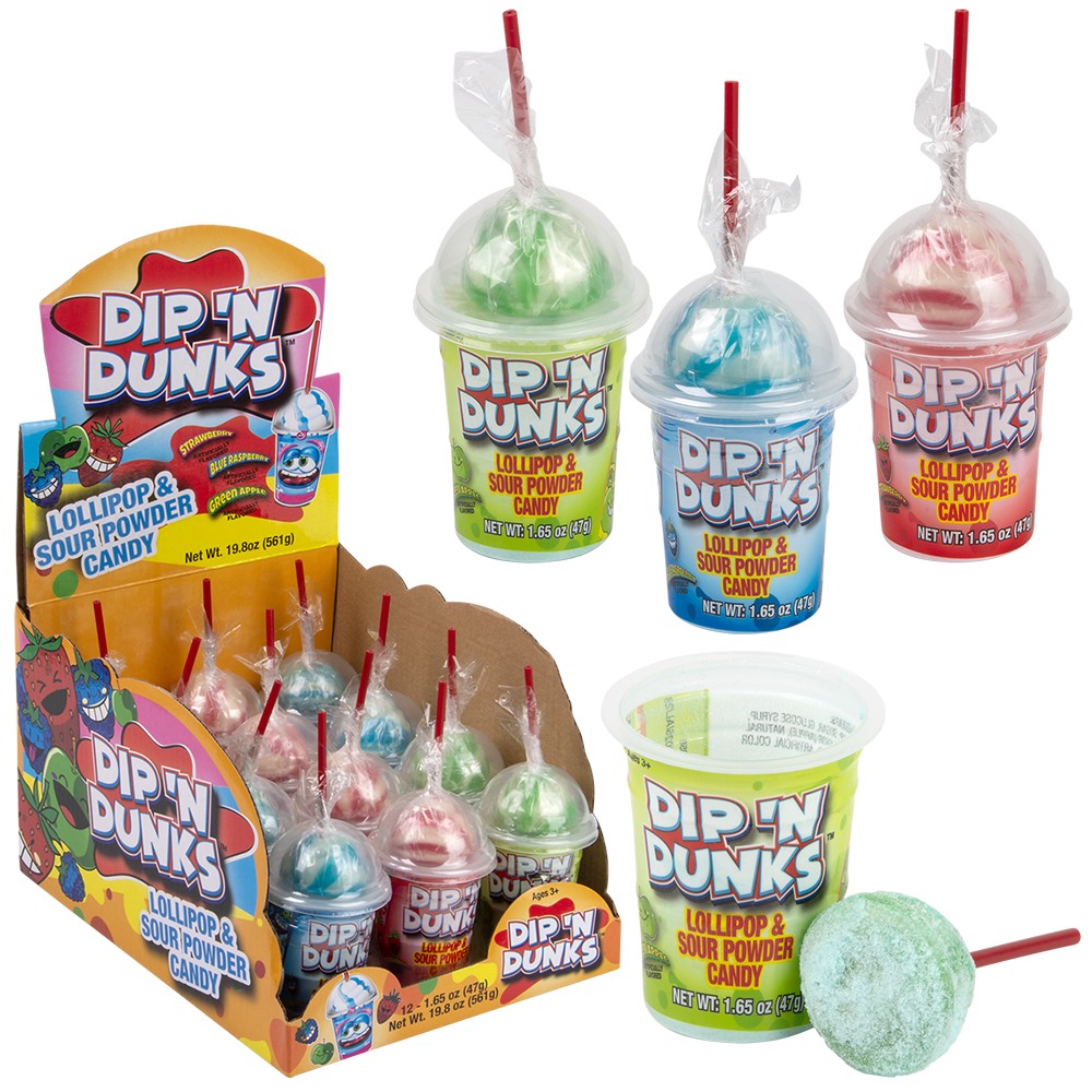 Sour Powder Pops (12 PC Display)
