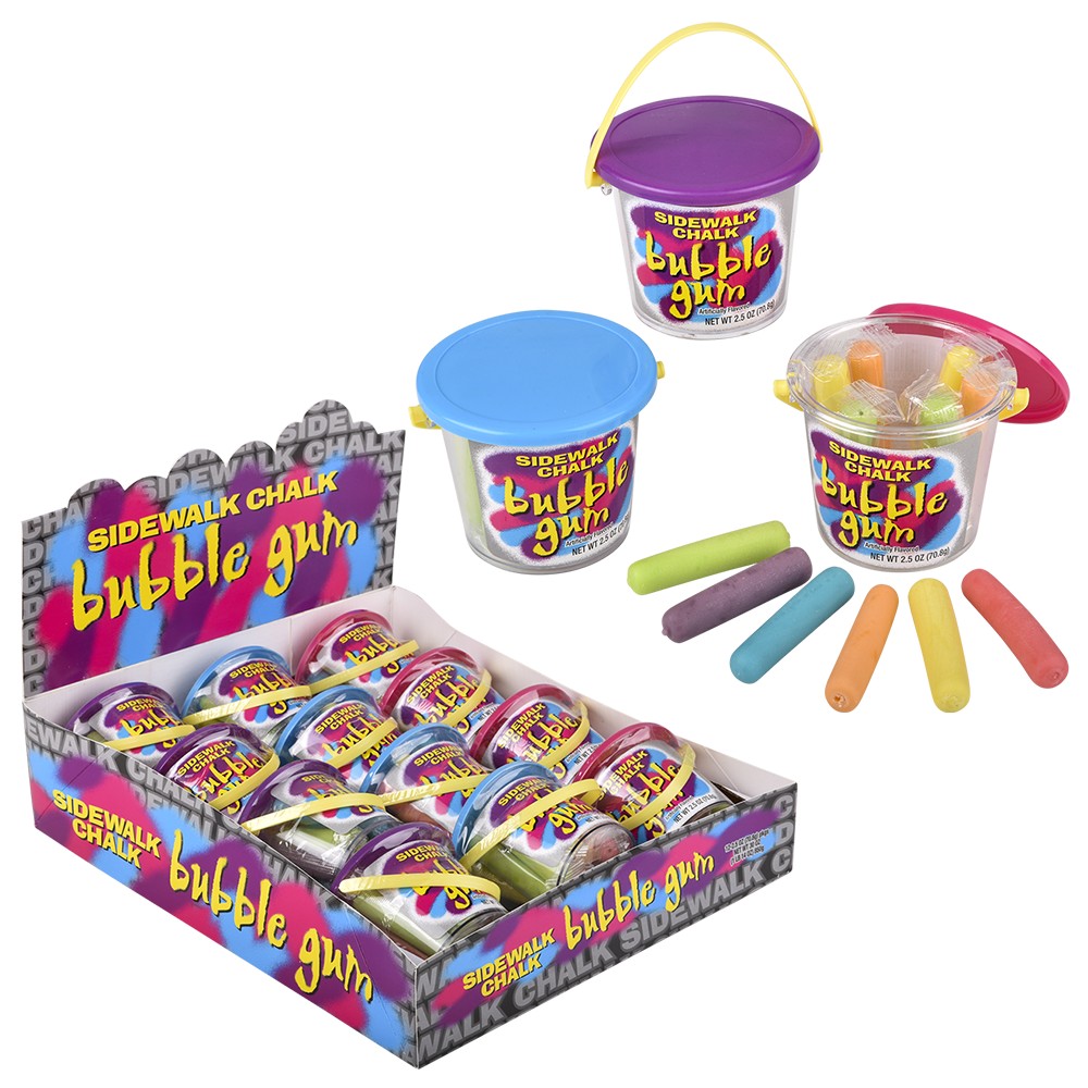 Sidewalk Chalk Bubble Gum 12ct